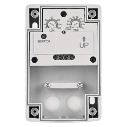 Soumrakový spínač 1800W/230V IP65 bílá