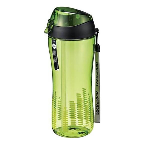 Sportovní láhev s brčkem 550 ml zelená