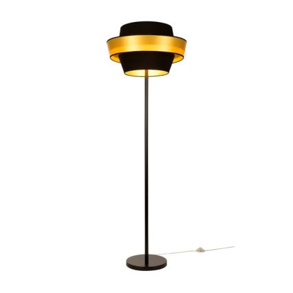 Stojací lampa PRETO GOLD 1xE27/60W/230V