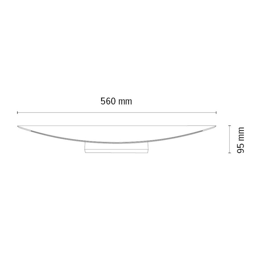 LED Stmívatelné nástěnné svítidlo DUBAI LED/6,5W/230V dub – FSC certifikováno