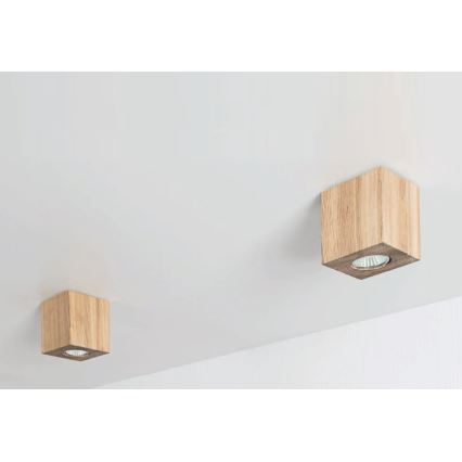 Stropní svítidlo WOODDREAM 1xGU10/6W/230V dub – FSC certifikováno