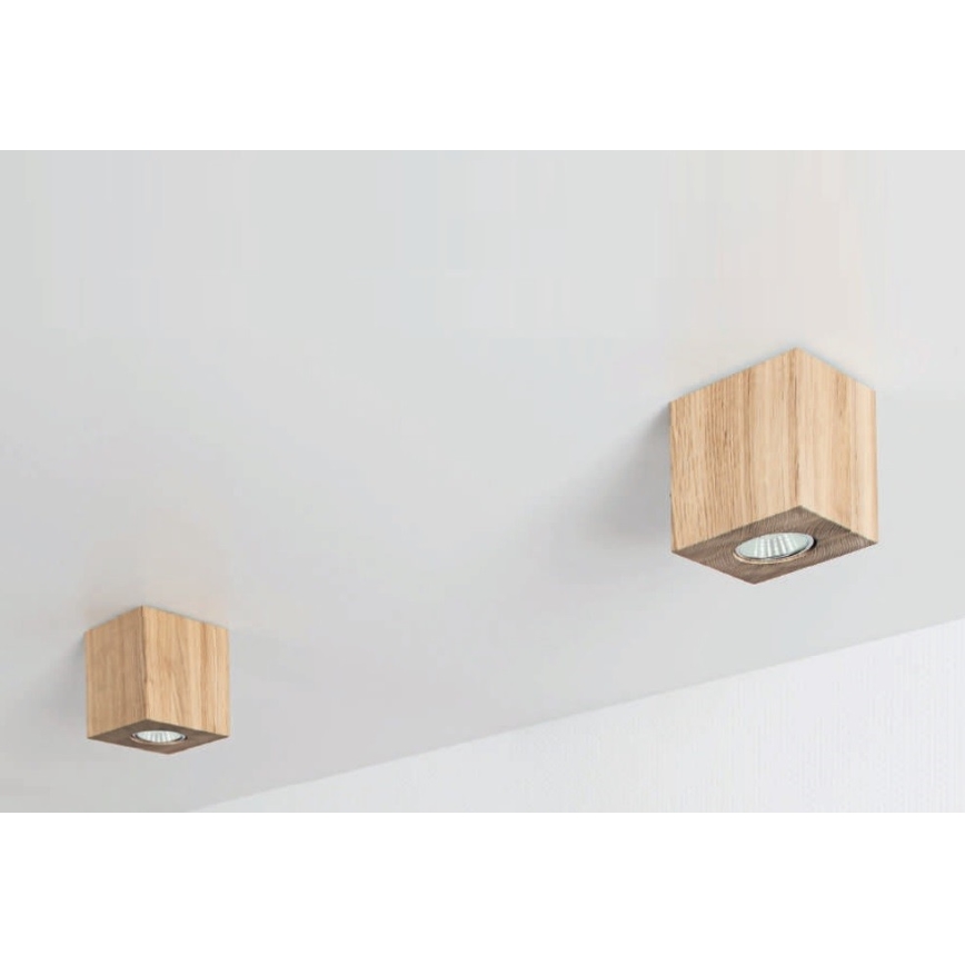 Stropní svítidlo WOODDREAM 1xGU10/6W/230V dub – FSC certifikováno