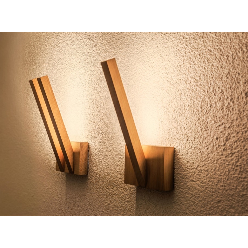 LED Nástěnné svítidlo LINUS LED/3W/230V dub – FSC certifikováno