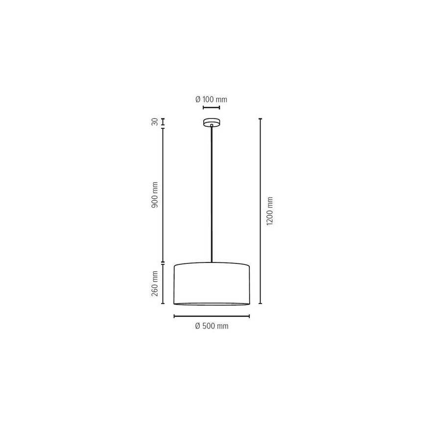Lustr na lanku SCARLETT 1xE27/60W/230V