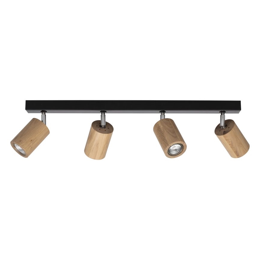 LED Stropní bodové svítidlo MATTI 4xGU10/5W/230V dub – FSC certifikováno