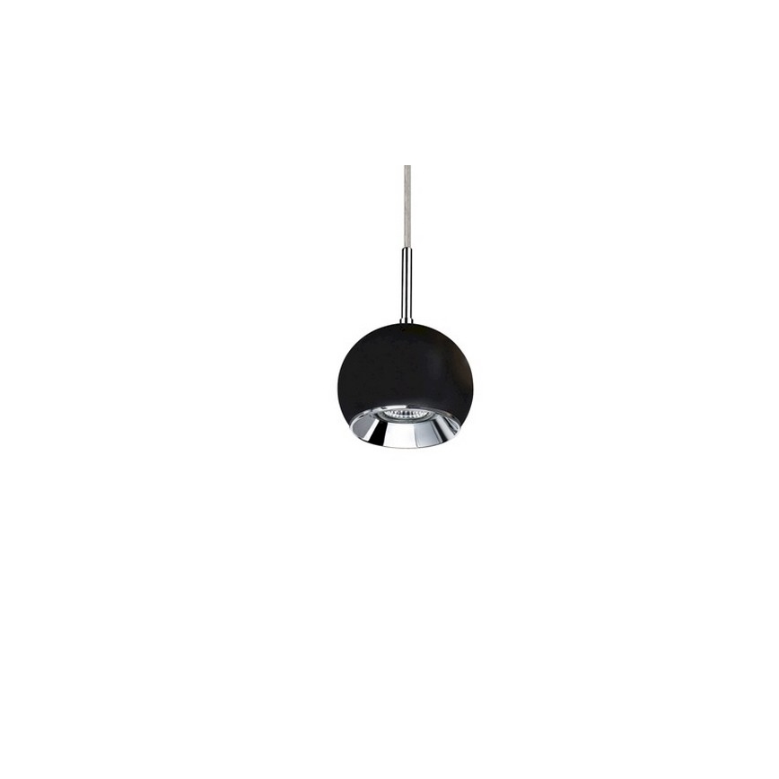 LED Lustr na lanku BALL WOOD 1xGU10/5W/230V matný dub – FSC certifikováno