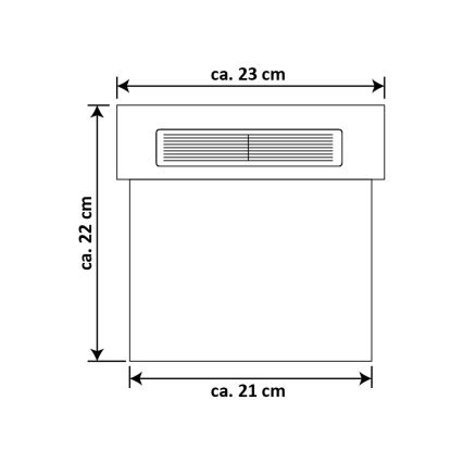 LED Solární domovní číslo LED/2x0,07W/2,4V IP44