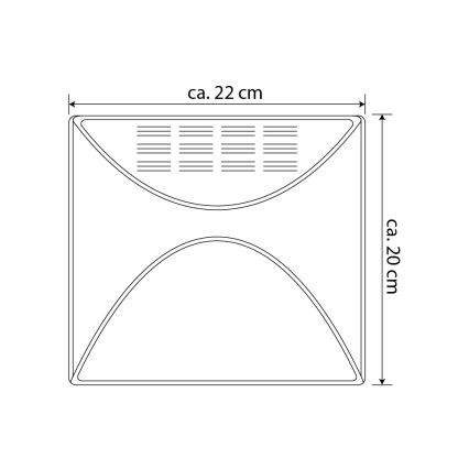 LED Solární domovní číslo LED/3x0,1W/2,4V 1200 mAh IP44