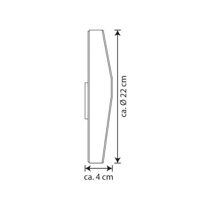 LED Solární domovní číslo LED/3x0,1W/2,4V 1200 mAh IP44