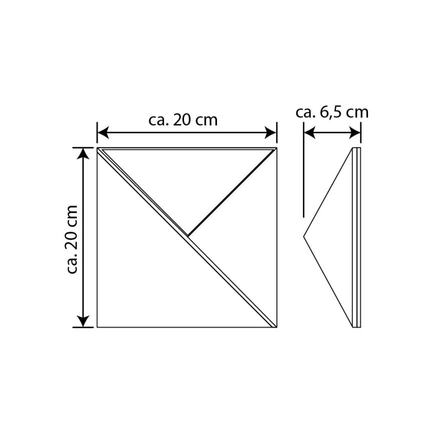 LED Solární domovní číslo LED/3x0,1W/2,4V 1200 mAh IP44