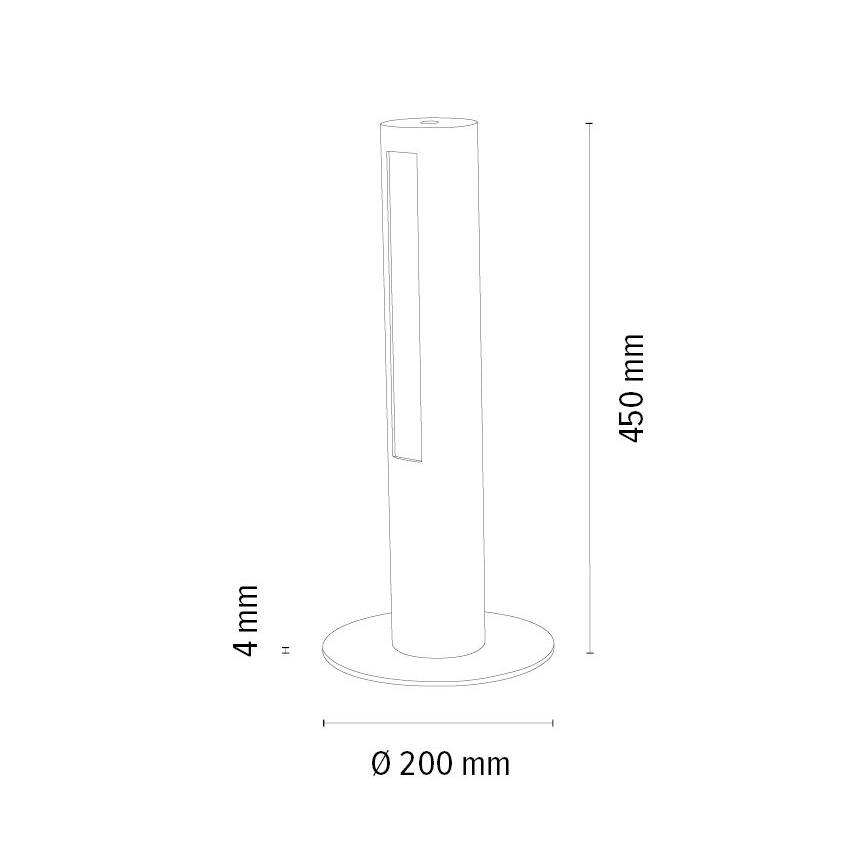 LED Stmívatelná stolní lampa CONOR LED/9W/230V dub – FSC certifikováno