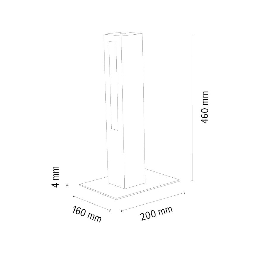 LED Stmívatelná stolní lampa LEON LED/9W/230V dub – FSC certifikováno
