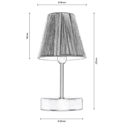 Stolní lampa MILA 1xE14/25W/230V bříza – FSC certifikováno