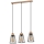 Spot-Light - Lustr na lanku ORAZIO 3xE27/60W/230V dub