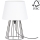 Spot-Light - Stolní lampa MANGOO 1xE27/40W/230V bílá/černá