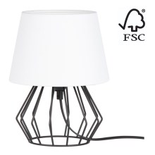 Spot-Light - Stolní lampa MANGOO 1xE27/40W/230V bílá/černá