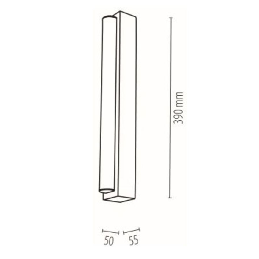 LED Koupelnové osvětlení zrcadla AQUAVIVA LED/6W/230V 39 cm IP44 dub