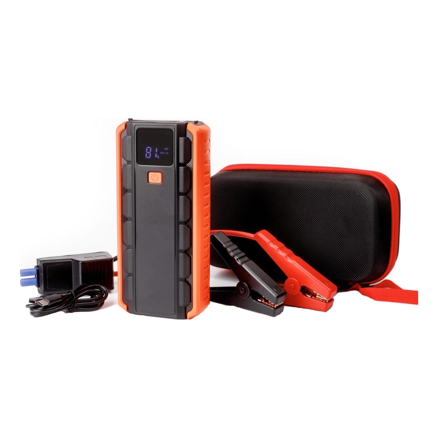 Startovací sada do auta 1000A s power bankou 12000 mAh PD 10W a LED svítilnou