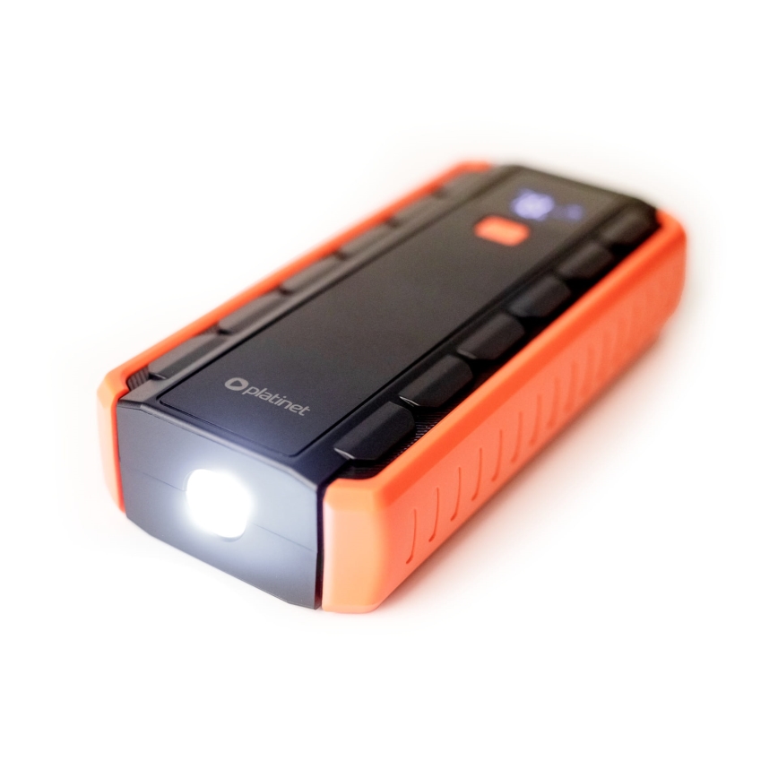 Startovací sada do auta 1000A s power bankou 12000 mAh PD 10W a LED svítilnou