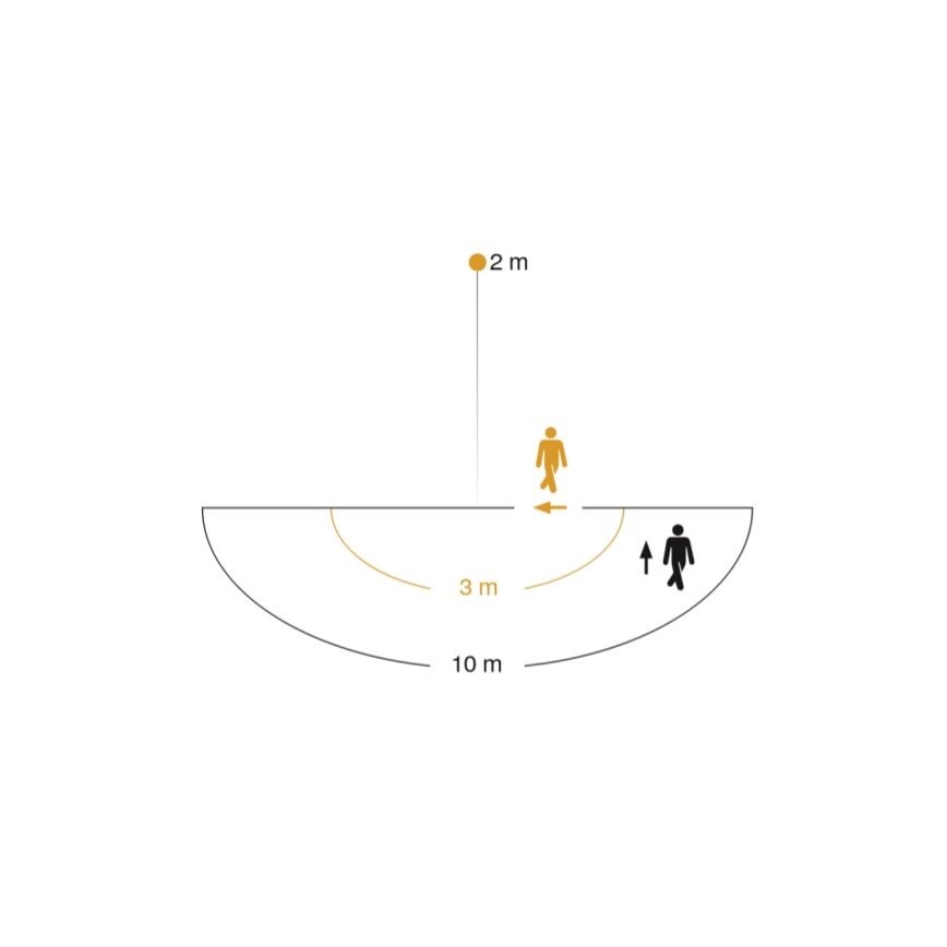 STEINEL 005917 - Venkovní nástěnné svítidlo se senzorem L585S 1xE27/60W bílá IP44