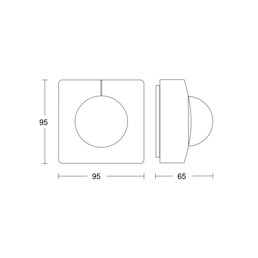 STEINEL 010478 - Venkovní senzor pohybu IS3360 AP COM1 IP54