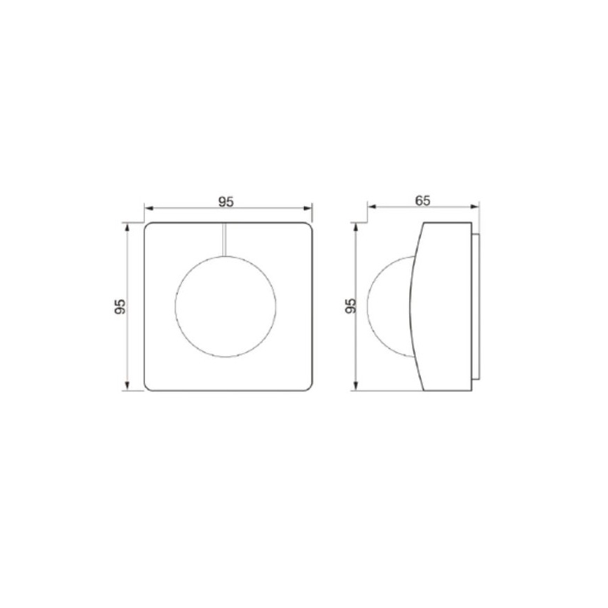 STEINEL 011642 - Venkovní senzor pohybu IS 3360 MX Highbay bílý IP54