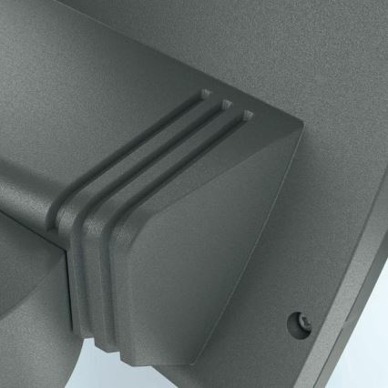 Steinel 012076 - Venkovní nástěnné svítidlo s čidlem XLED curved LED/10,5W/230V