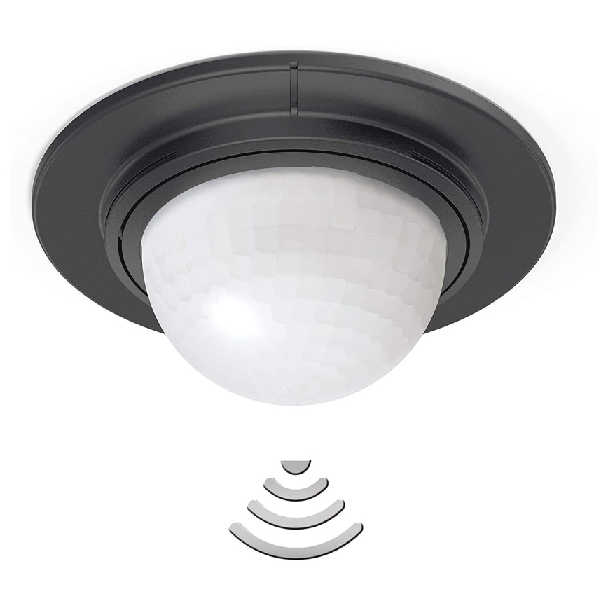 STEINEL 032852 - Venkovní senzor pohybu podhledový IS360-1DE černá IP54