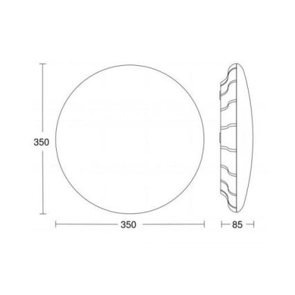 Steinel 035839 - LED Stropní svítidlo se senzorem RS PRO LED/26W/230V 4000K