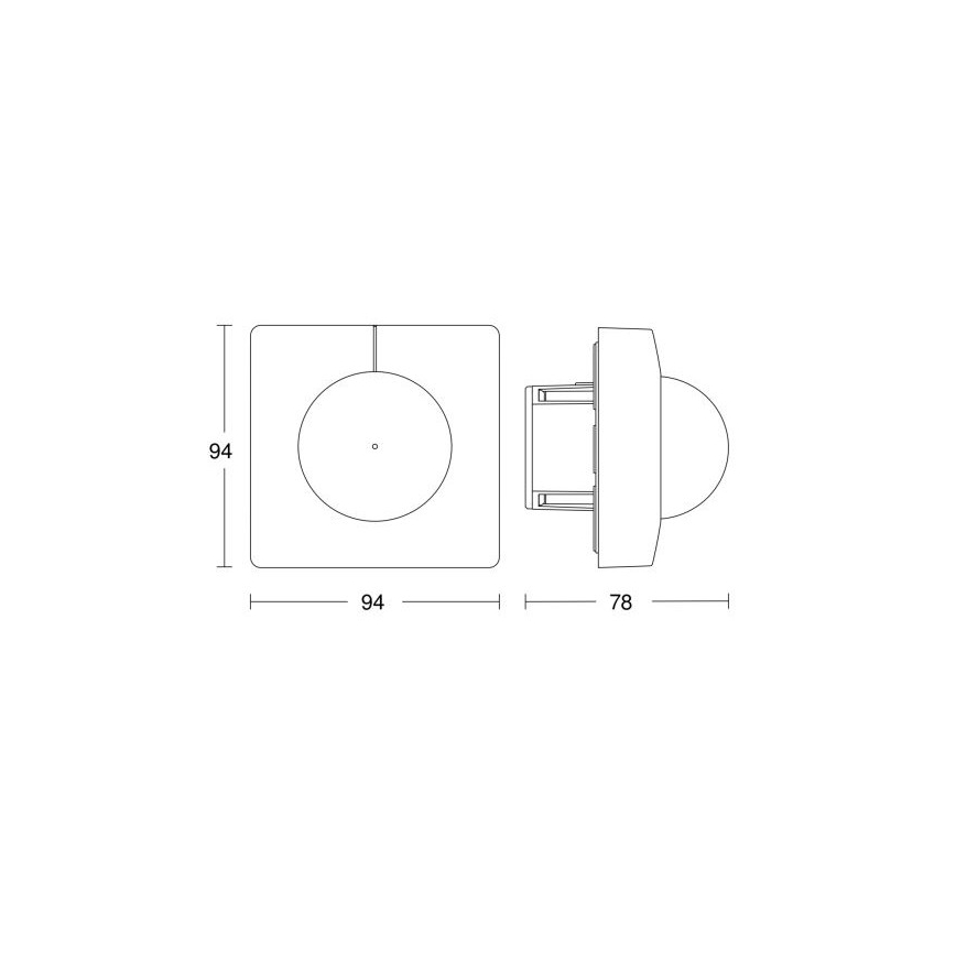 Steinel 055721 - Senzor pohybu IS 3180 COM1 230V bílá