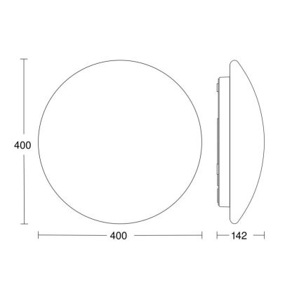 Steinel 056124 - LED Koupelnové stropní svítidlo RS PRO LED P3 LED/19,5W/230V IP54 4000K