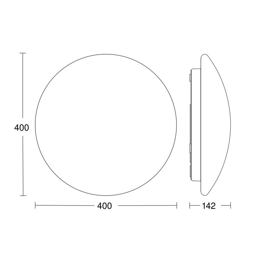 Steinel 056124 - LED Koupelnové stropní svítidlo RS PRO LED P3 LED/19,5W/230V IP54 4000K