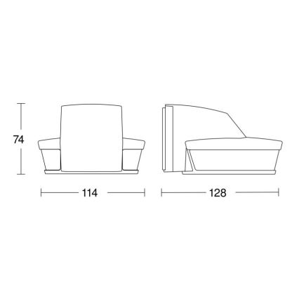 Steinel 056650 - Senzor pohybu SensIQ S IP54 antracit