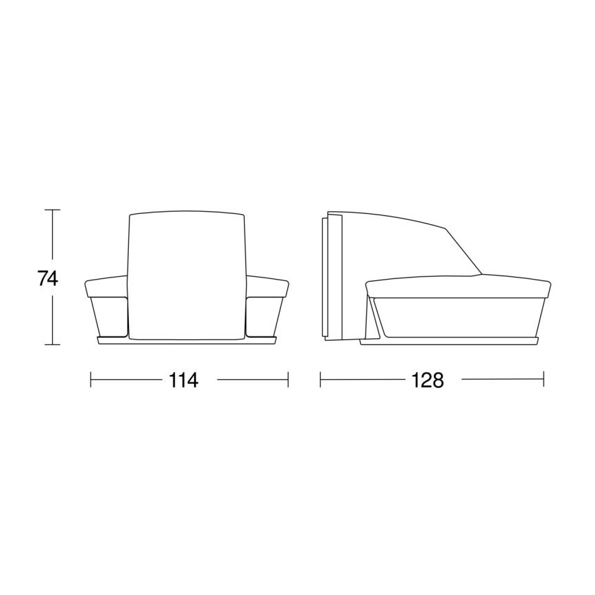 Steinel 056650 - Senzor pohybu SensIQ S IP54 antracit