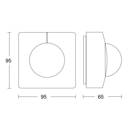 Steinel 057374 - Senzor pohybu IS 3360 MX Highbay DALI-2 IP54 bílá