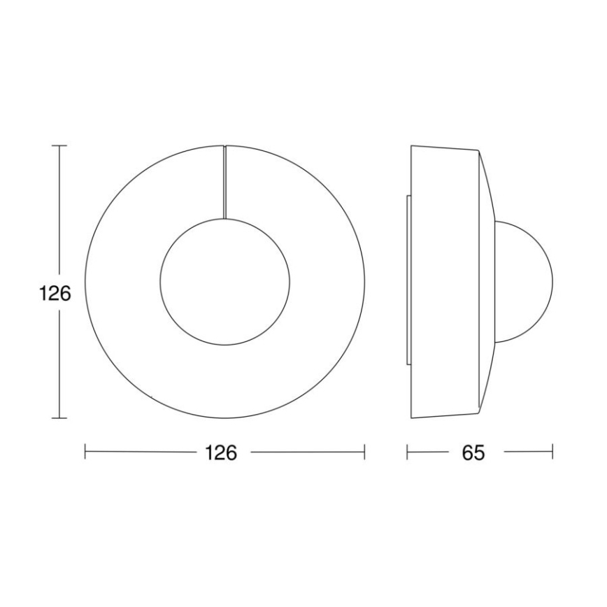 Steinel 058180 - Senzor pohybu IS 3360 V3 KNX IP54 kulatý bílá