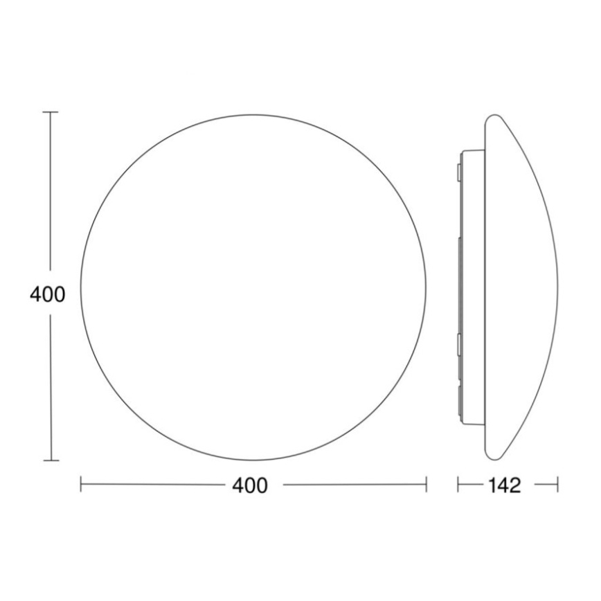 STEINEL 058609 - LED Koupelnové stropní svítidlo se senzorem RS PRO LED/19,5W/230V 3000K IP54
