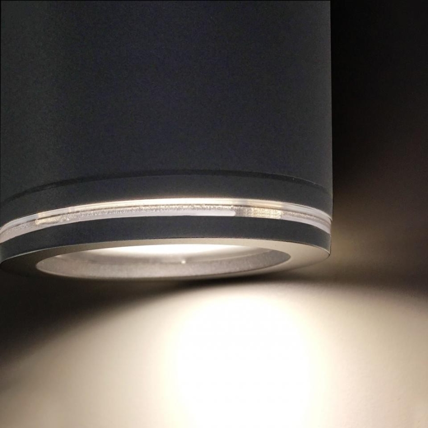 Steinel 058678 - LED Venkovní lampa se soumrakovým senzorem SPOT WAY 1xGU10/7,86W/230V IP44 antracit
