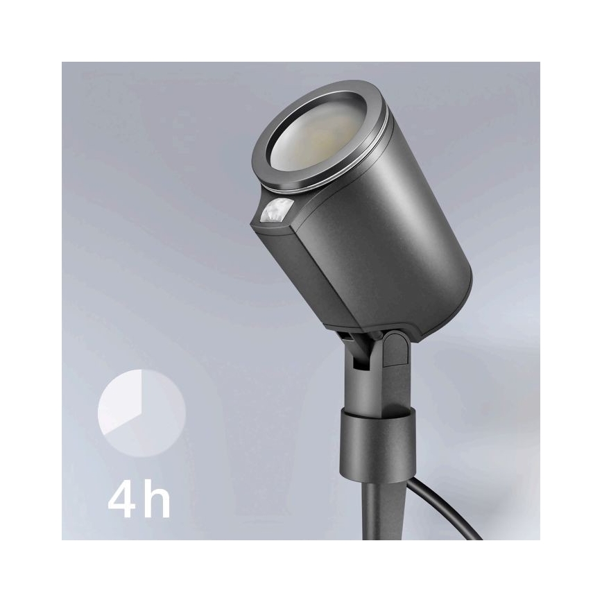 STEINEL 058685 - LED Venkovní lampa se senzorem SPOT GARDEN 1xGU10/7W/230V IP44