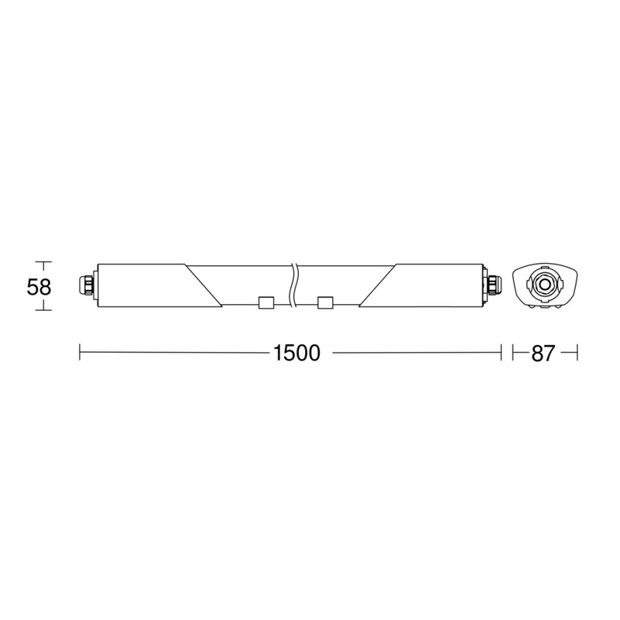 Steinel 058739 - LED Technické svítilo se senzorem RS PRO 5150SC LED/42W/230V IP66 4000K