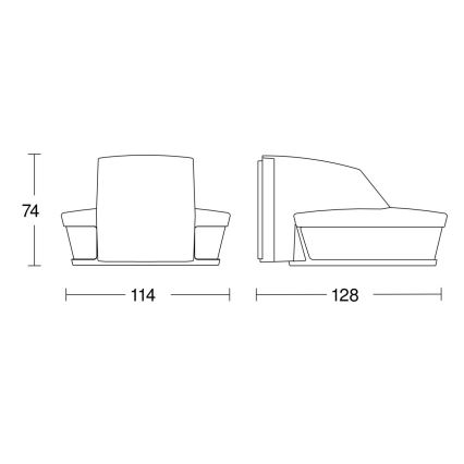 Steinel 059583 - Senzor pohybu SensIQ S IP54 černá + dálkové ovládání