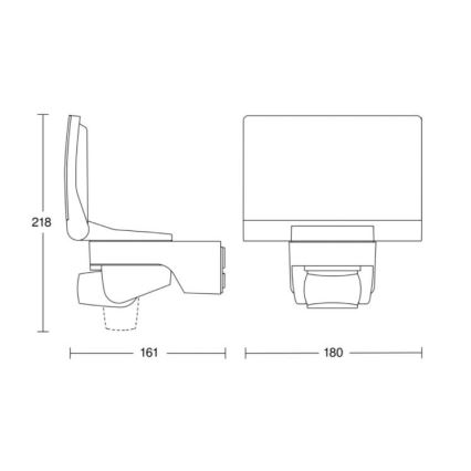 Steinel 065447 - LED Reflektor se senzorem XLED HOME LED/13,5W/230V IP44 černá