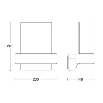 STEINEL 065713 - LED Domovní číslo se senzorem L820 LED/12,5W/230V IP44