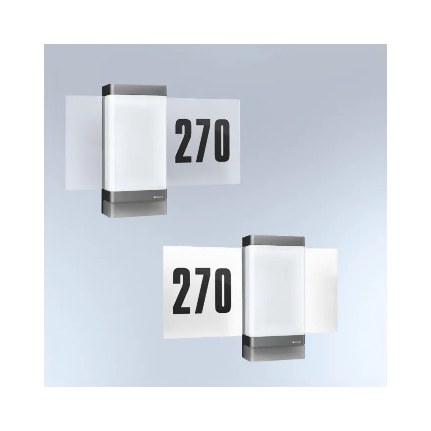 Steinel 067205 - LED Domovní číslo se senzorem L270SC LED/7,8W/230V IP44