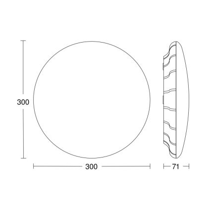 Steinel 067564 - LED Stropní svítidlo se senzorem RS PRO S20 SC LED/15,7W/230V 3000K