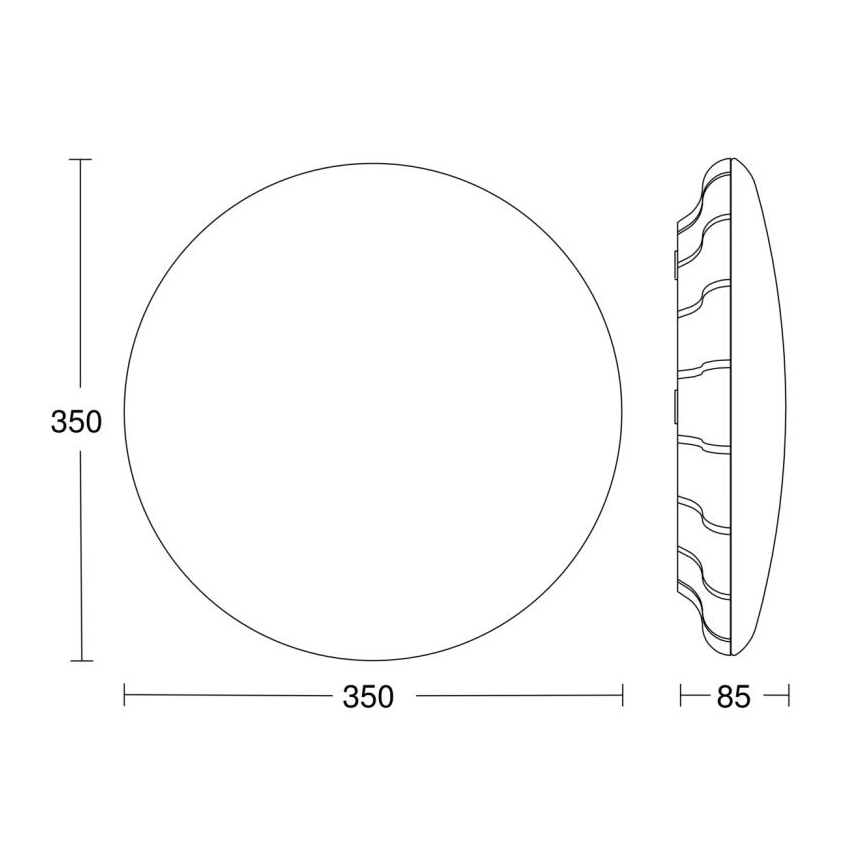 Steinel 068042 - LED Stropní svítidlo se senzorem RS PRO S30 SC 25,8W/230V 4000K