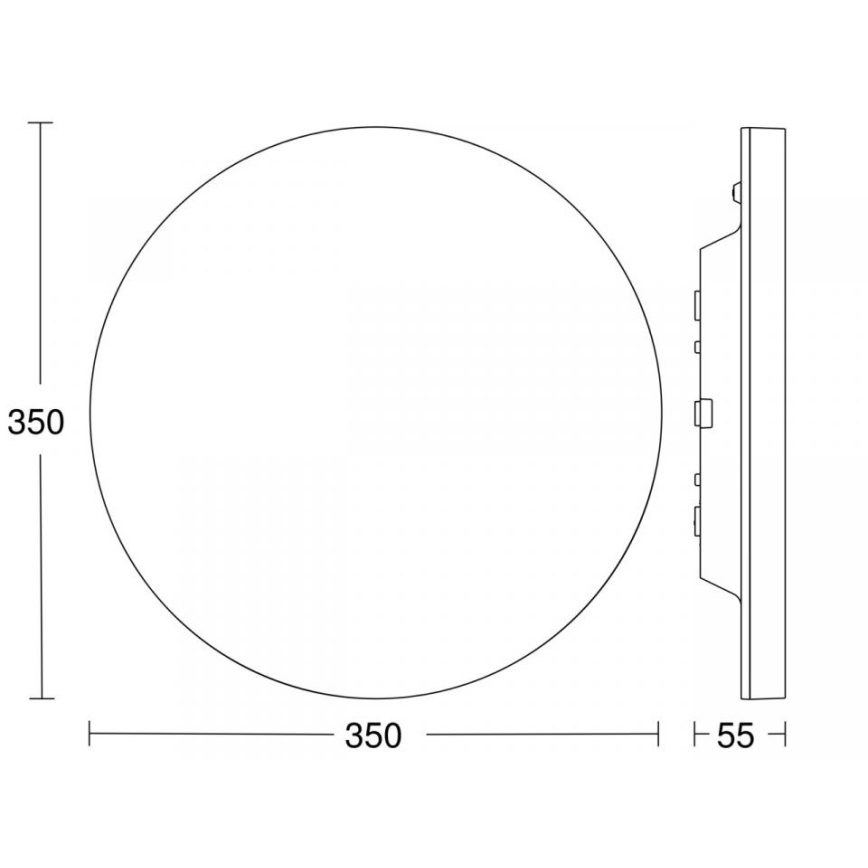 Steinel 068455 - SADA 5x LED Stmívatelné stropní svítidlo se senzorem RS PRO R20 BASIC SC LED/15,4W/230V 3000K IP40