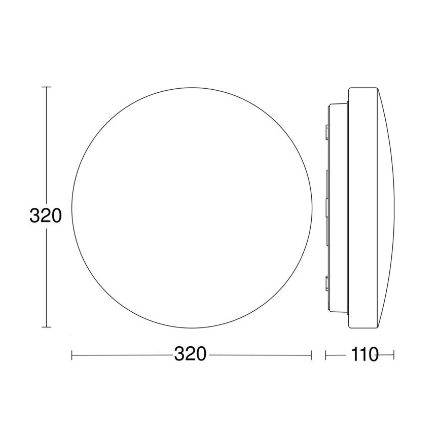Steinel 069759-LED Koupelnové stropní svítidlo RSPROP2 LED/14,1W/230V 4000K IP54