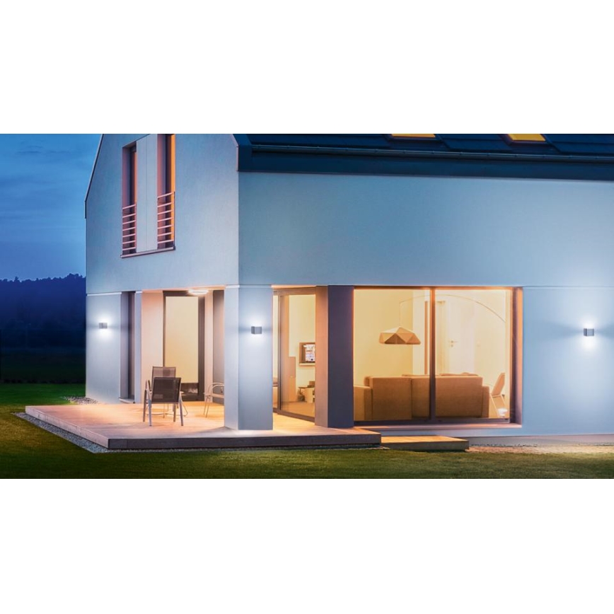 Steinel 079277 - LED Venkovní nástěnné svítidlo L840 C LED/9,1W/230V IP44 antracit