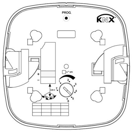 Steinel 079536 - Prezenční hlásič HF 360 KNX bílá